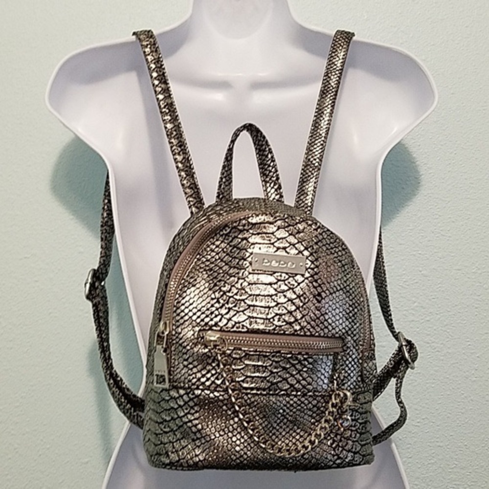 Bebe Women Backpack Purse .